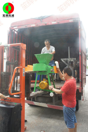 艾草生產(chǎn)線順利檢測(cè)調(diào)試完成，裝車送往客戶工廠!