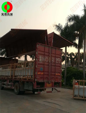 多臺氣泡洗菜機出貨交付客戶！