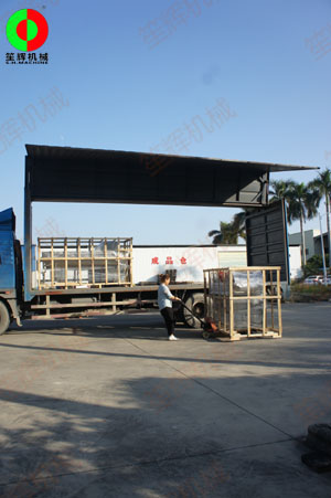 渦流洗菜機(jī)等蔬果加工設(shè)備按期出貨交付客戶！