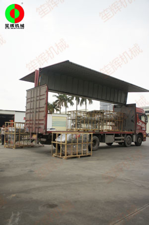 洗菜機等一批蔬果清洗加工設(shè)備交付發(fā)貨上海客戶！