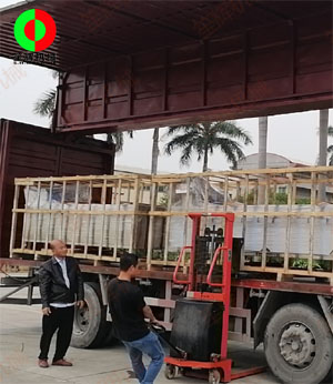 氣泡洗菜機等一批蔬果清洗設(shè)備按時交付客戶！