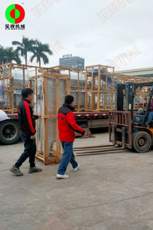 山東客戶訂購我司新研發(fā)智能渦流清洗線系統(tǒng)！