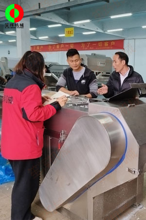 兩批客戶帶物料親臨我司試機考察，并簽訂意向合同！