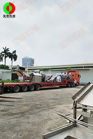 鯪魚生產(chǎn)線設(shè)備發(fā)貨交付中山客戶！